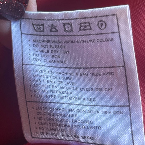 Vintage Nike Windbreaker Jacket Adult Large Red Snap Front Pockets Swoosh 90s - Picture 9 of 14